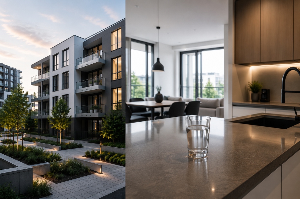 Pure drinking water solutions for developers, residential buildings and landlords